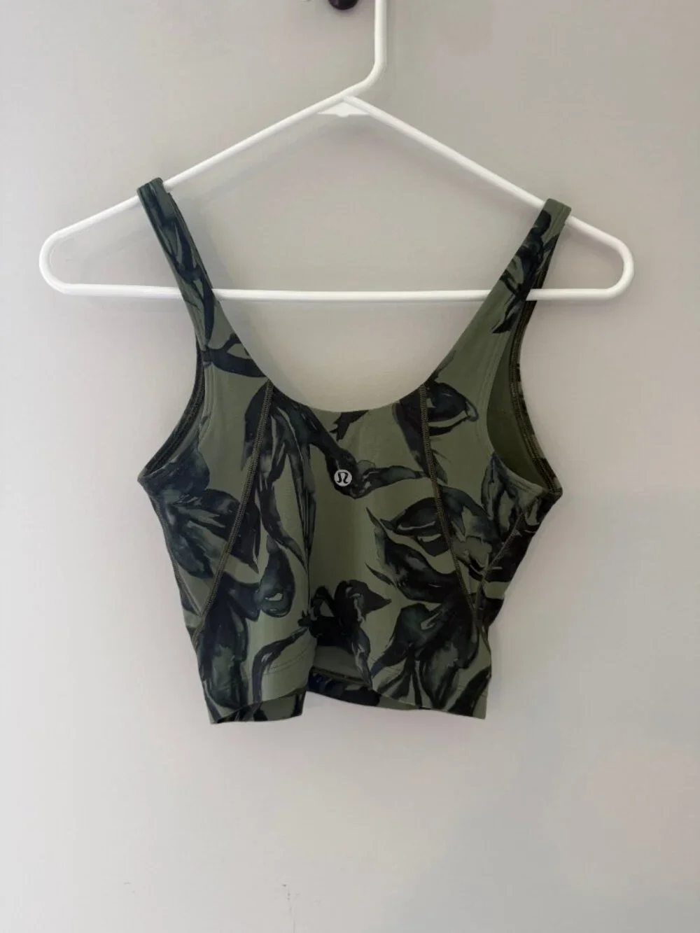 lululemon Align Tank Green Floral Print Size 4